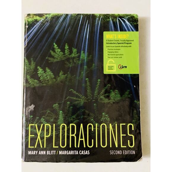 Exploraciones by Mary Blitt & Margarita Casas 2nd Edition No Access Card - Picture 1 of 4